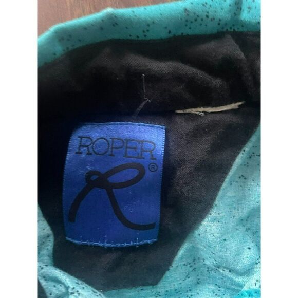 Woman's Western Cowgirl Style Southwest Pattern Print Button Shirt Size M - Picture 6 of 6